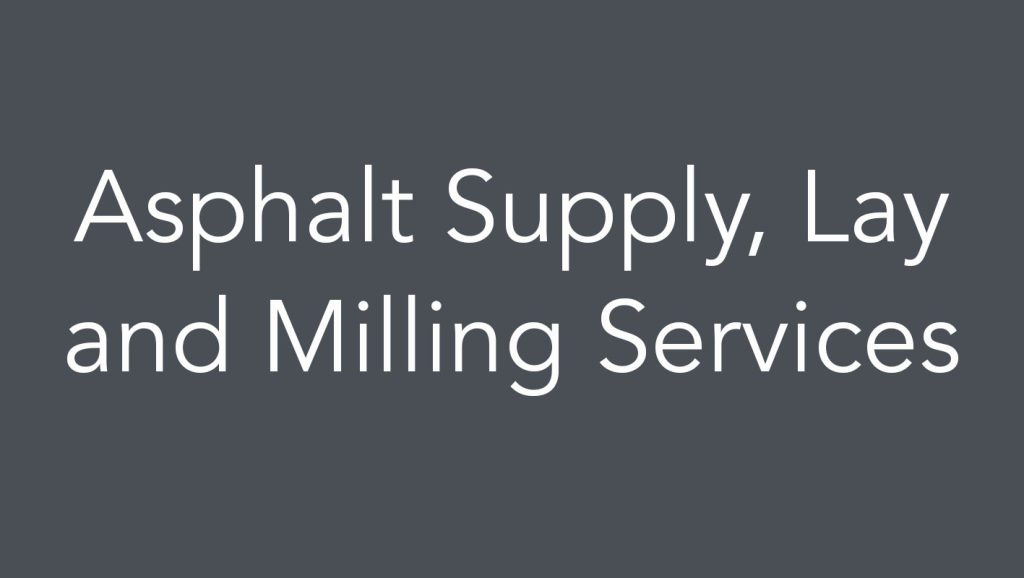 Asphalt Services