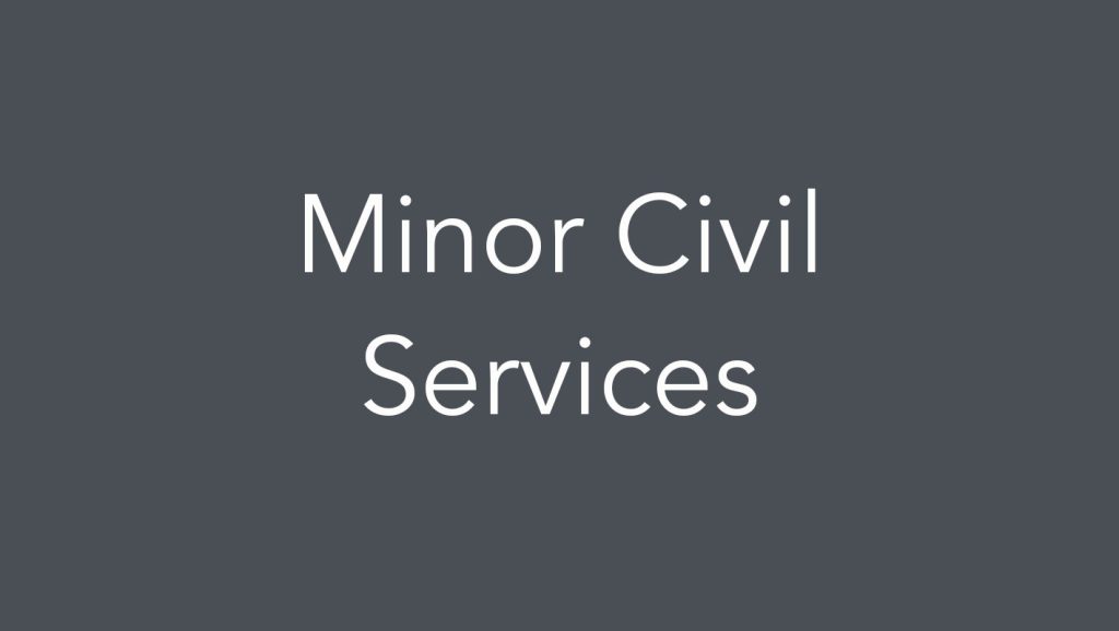 Minor Civil Services