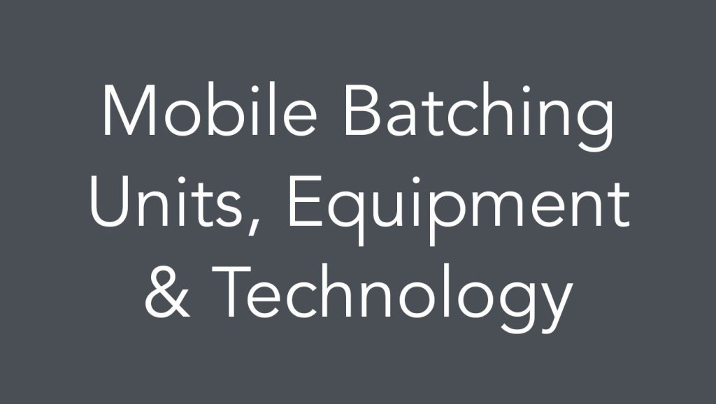 Mobile Batching Services