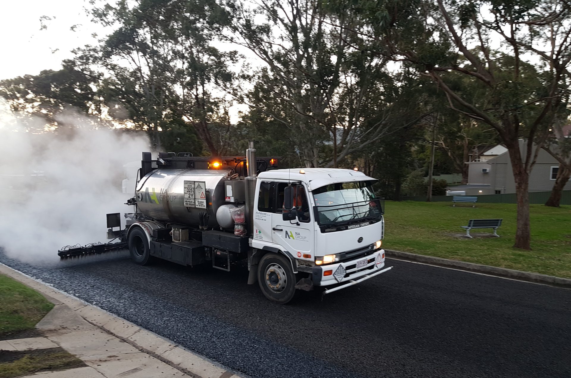 Spray Seal Services throughout Sydney and NSW NA Group